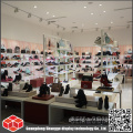 Newest Fashion Retail Store Design MDF Wooden Furniture Shoe Rack Display